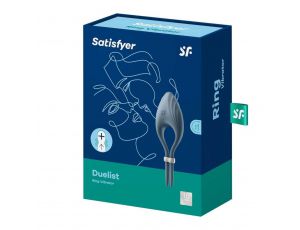Pierścień erekcyjny wibrujący regulowany Satisfyer Duelist ciemnoniebieski