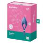 Pierścień erekcyjny regulowany wibrujący Satisfyer Duelist niebieski USB - 2