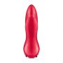 Korek analny wibrujący z rotacją Satisfyer Rotator Plug 1 czerwony 10 cm - 3