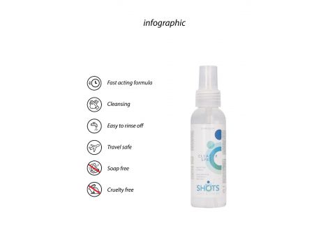 Spray do czyszczenia lalek ShotsToys 100 ml - 6