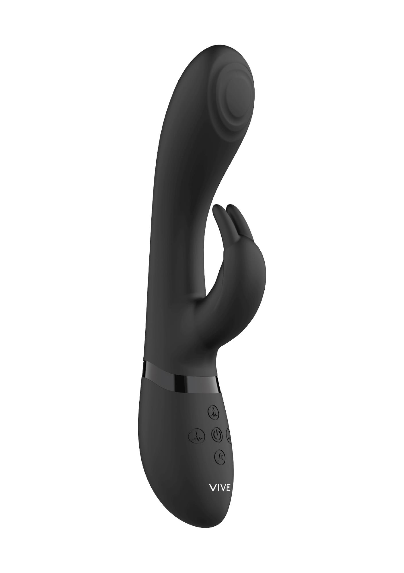 wibrator - pulse g-spot rabbit - black