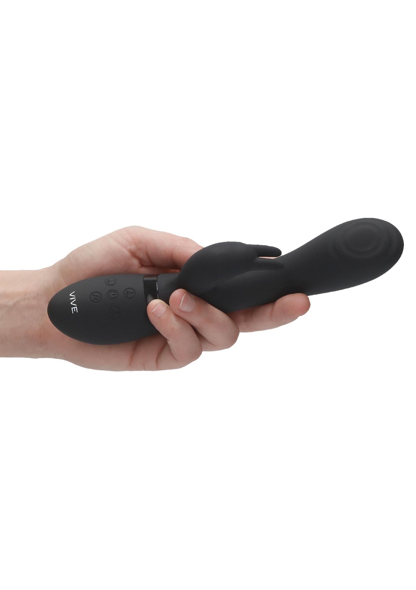 wibrator - pulse g-spot rabbit - black