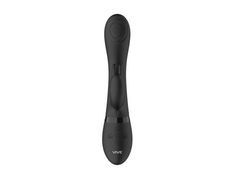 Wibrator króliczek Cato ShotsToys punkt G silikonowy USB czarny - 7