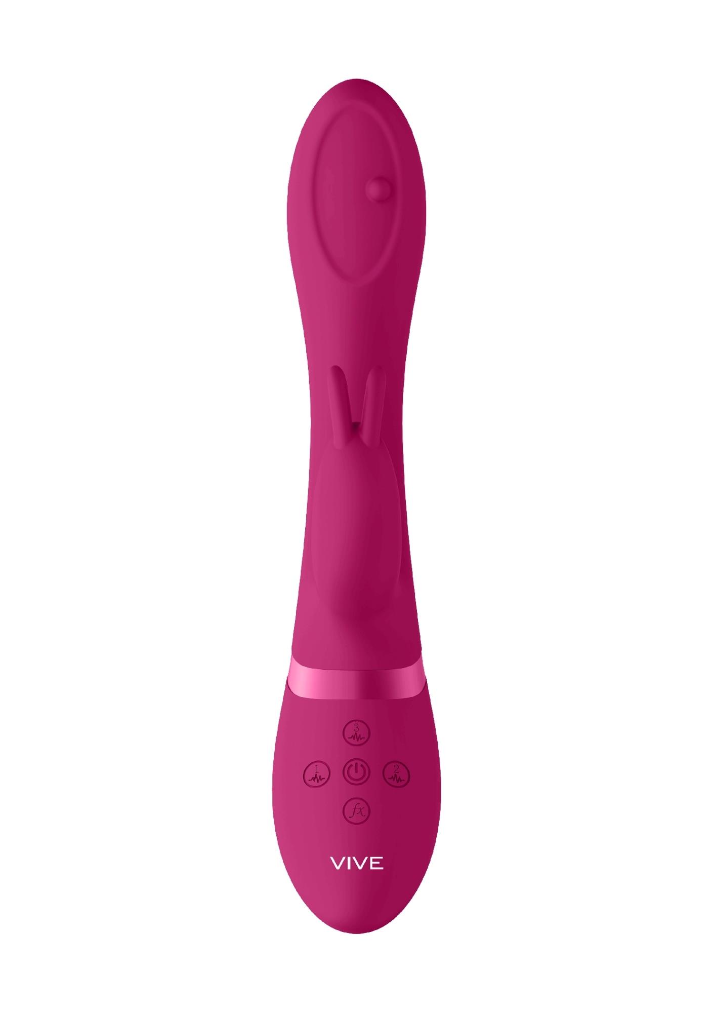 wibrator masażer - spinning g-spot rabbit - pink