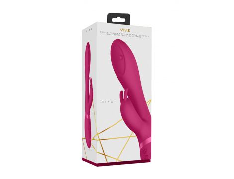 Wibrator króliczek Mira wirujący różowy USB