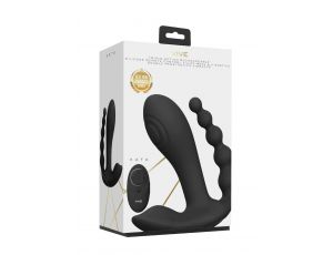 Wibrator analny silikonowy Vive Kata czarny z pilotem USB