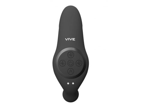 Wibrator analny silikonowy Vive Kata czarny z pilotem USB - 6