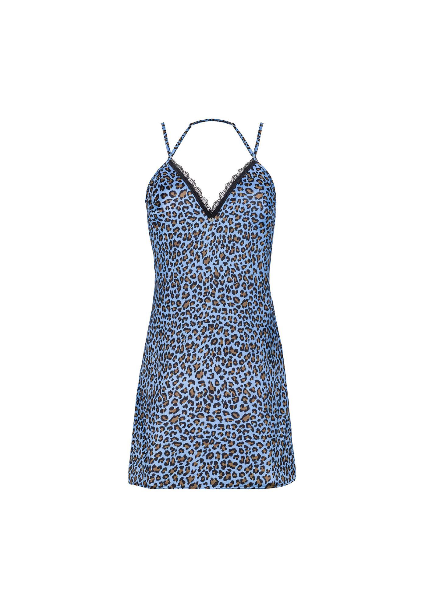 nadines koszulka i stringi niebieska l/xl