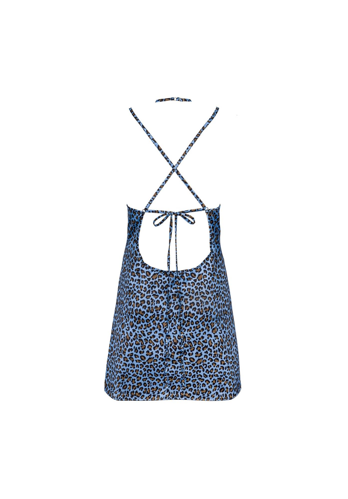 nadines koszulka i stringi niebieska l/xl