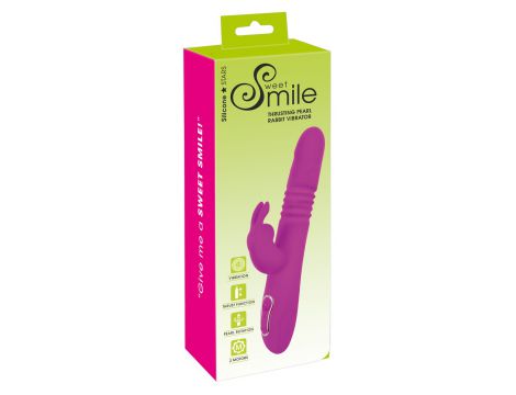 Wibrator króliczek Thrusting Pearl Sweet Smile USB