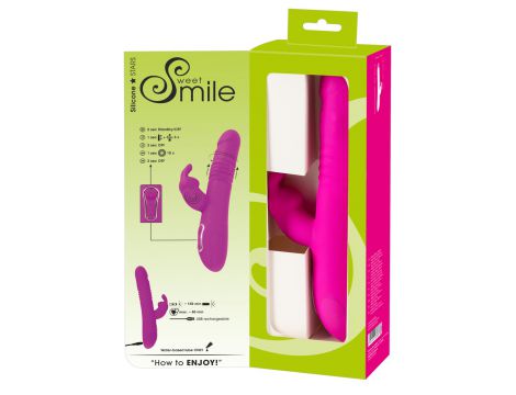 Wibrator króliczek Thrusting Pearl Sweet Smile USB - 3
