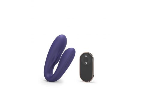 Stymulator łechtaczki Love to Love Match Up indygo 9cm z pilotem