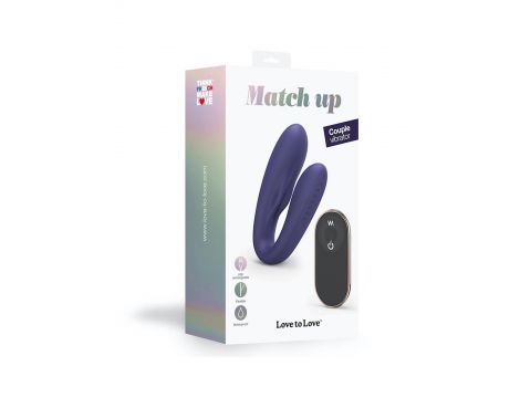 Stymulator łechtaczki Love to Love Match Up indygo 9cm z pilotem - 8