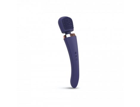 Masażer różdżkowy Brush Crush Love to Love indygo USB 25 cm - 2