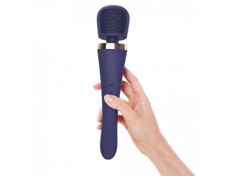 Masażer różdżkowy Brush Crush Love to Love indygo USB 25 cm - 4