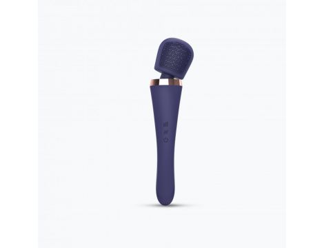 Masażer różdżkowy Brush Crush Love to Love indygo USB 25 cm - 5