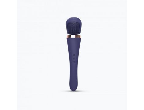 Masażer różdżkowy Brush Crush Love to Love indygo USB 25 cm - 6