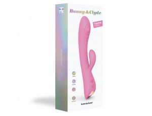 Wibrator króliczek Love to Love Bunny & Clyde różowy USB 12 cm