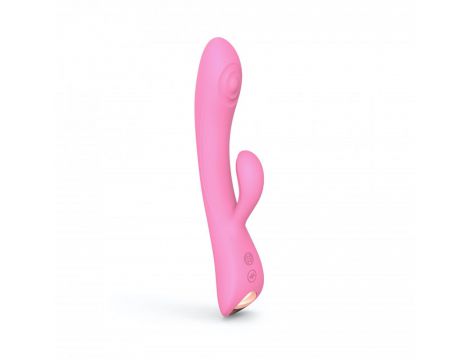 Wibrator króliczek Love to Love Bunny & Clyde różowy USB 12 cm - 2