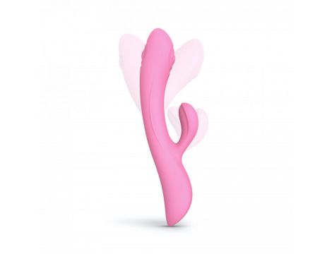 Wibrator króliczek Love to Love Bunny & Clyde różowy USB 12 cm - 5
