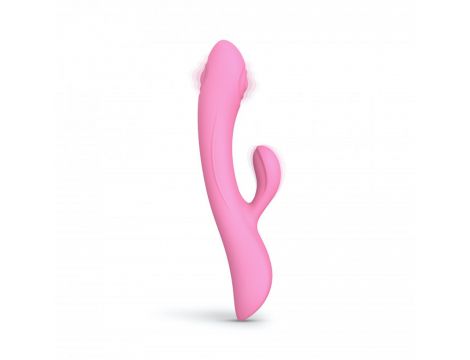 Wibrator króliczek Love to Love Bunny & Clyde różowy USB 12 cm - 8