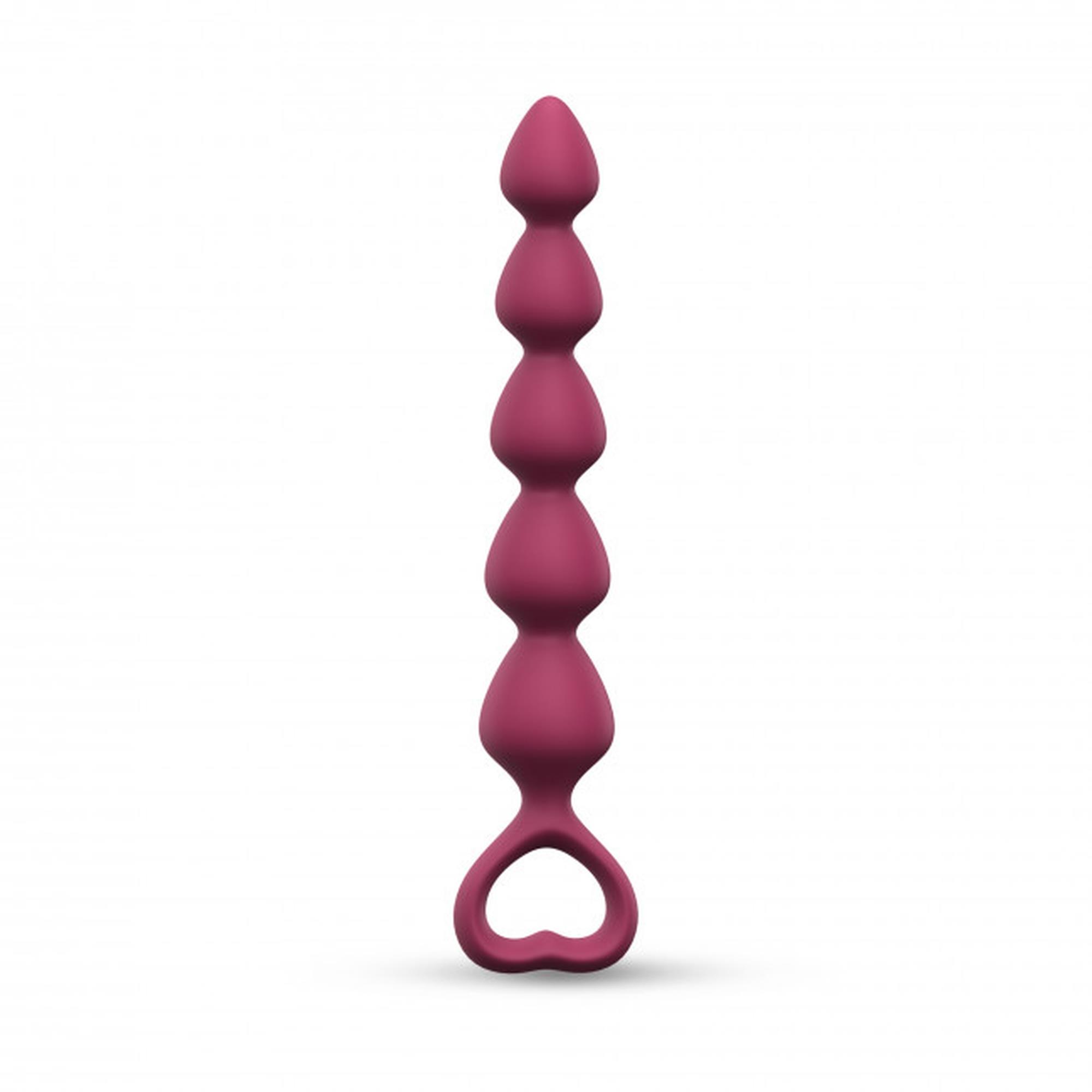 Zatyczka analna silikonowa giętka kulki gejszy S-L