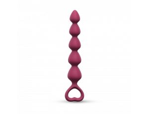 Łańcuszek analny silikonowy Bing Bang M Plum Star 15 cm