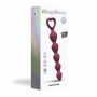 Łańcuszek analny silikonowy Bing Bang M Plum Star 15 cm - 6