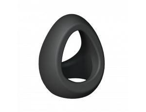 Podwójny pierścień erekcyjny Flux Ring Love to Love czarny onyx