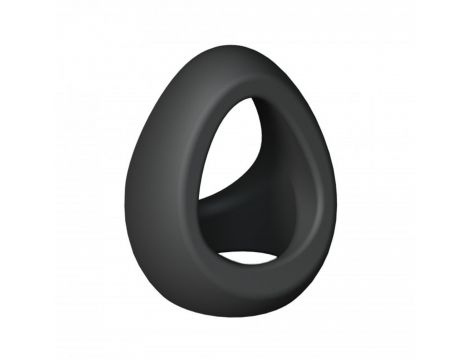 Podwójny pierścień erekcyjny Flux Ring Love to Love czarny onyx