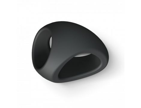 Podwójny pierścień erekcyjny Flux Ring Love to Love czarny onyx - 3