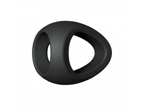 Podwójny pierścień erekcyjny Flux Ring Love to Love czarny onyx - 5