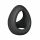 Podwójny pierścień erekcyjny Flux Ring Love to Love czarny onyx