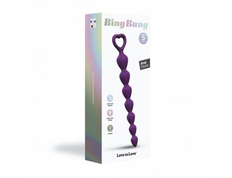 Łańcuszek analny silikonowy Bing Bang S fioletowy Love to Love - 8