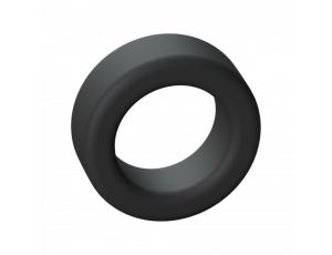 Pierścień erekcyjny silikonowy Cool Ring Love to Love czarny onyx