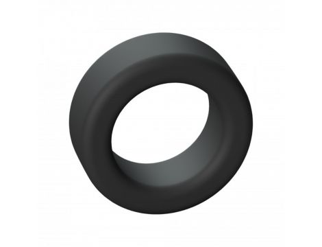 Pierścień erekcyjny silikonowy Cool Ring Love to Love czarny onyx
