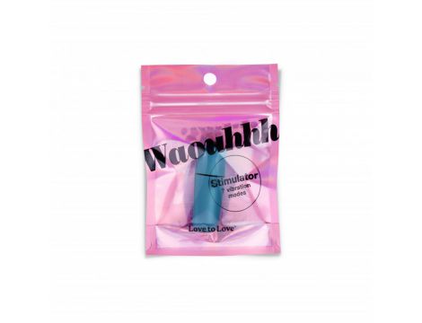 Wodoodporny potężny mini wibrator Waouhhh Love to Love morski - 4