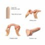 Dildo realistyczne Strap on me sliding skin waniliowy XL - 5
