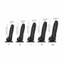 Realistyczne dildo Sliding Skin Straponme czarne S - 5
