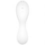 Stymulator łechtaczki silikonowy Satisfyer Curvy Trinity 5 biały - 2