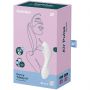 Stymulator łechtaczki silikonowy Satisfyer Curvy Trinity 5 biały - 5