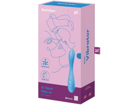 Wibrator punktu G Satisfyer Flex 4 Connect App silikonowy USB