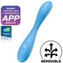 Wibrator punktu G Satisfyer Flex 4 Connect App silikonowy USB - 5