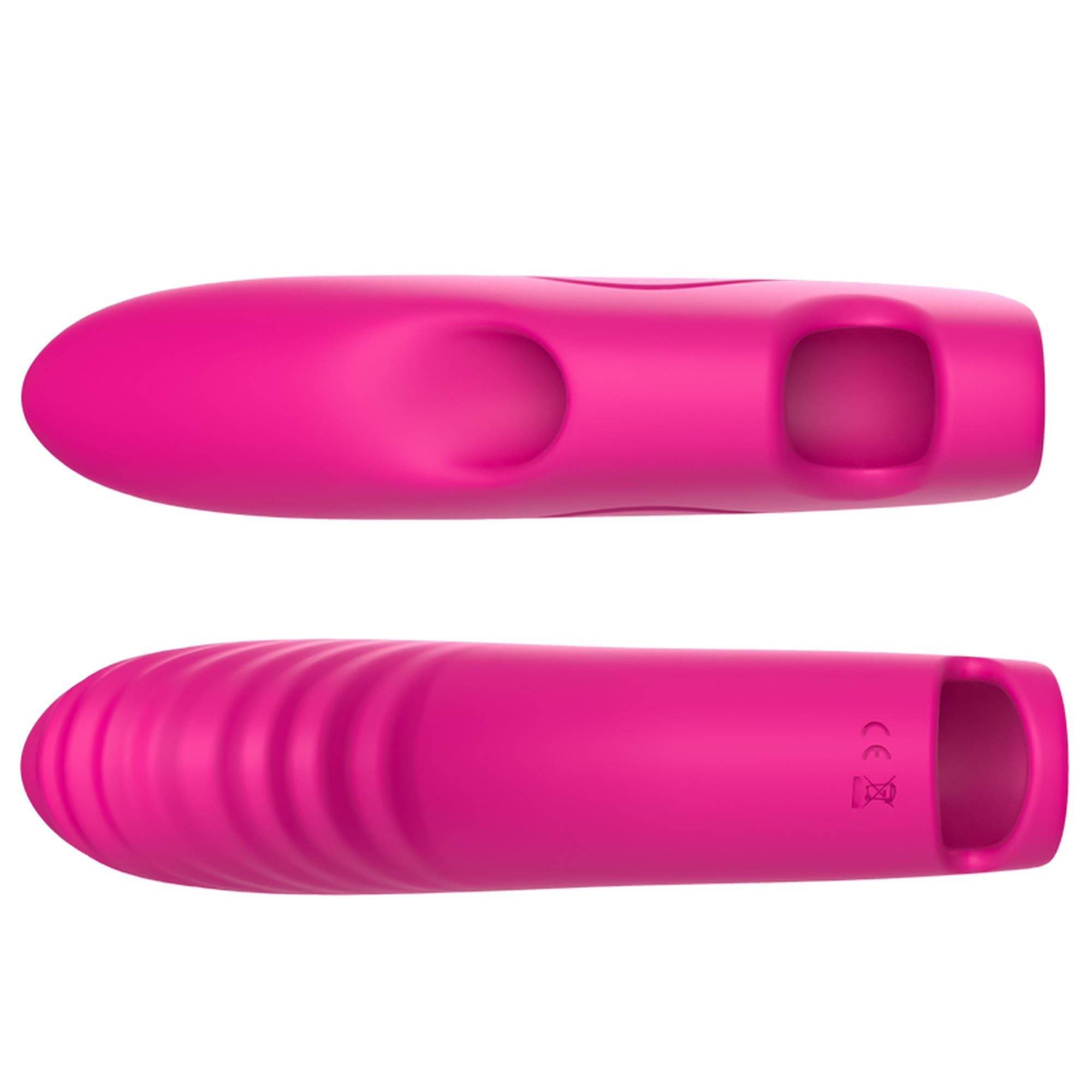 nakładka wibrator na palec do punktu g aurora pink