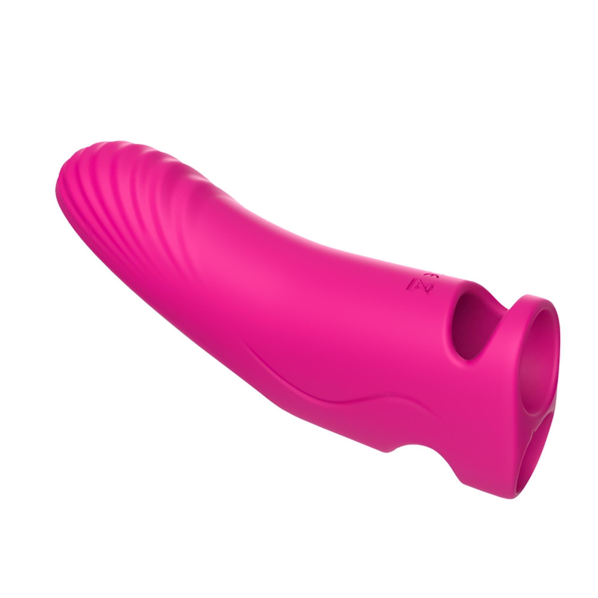 nakładka wibrator na palec do punktu g aurora pink