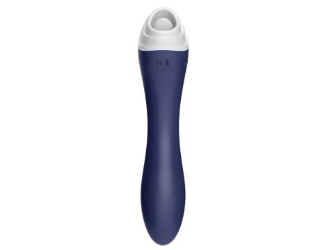 Stymulator łechtaczki z ruchomym języczkiem Fairyland niebieski USB - 2