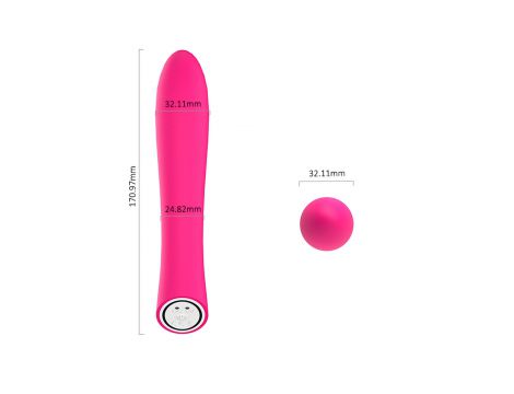 Wibrator punktu G Mistress silikonowy różowy USB wodoodporny - 3