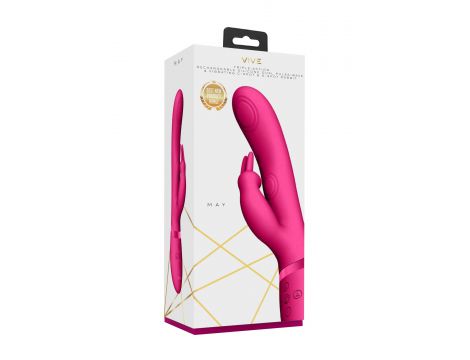 Wibrator króliczek Vive May Pulse Wave różowy USB