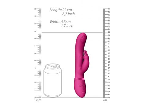 Wibrator króliczek Vive May Pulse Wave różowy USB - 5