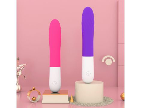Wibrator punktu G silikonowy B-Series Joy różowy USB 20 cm - 5